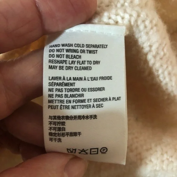 Anthropologie V Neck Bell Sleeve Sweater Sz XS Oversized Boxy Tie Dye Cozy Warm - Picture 11 of 13